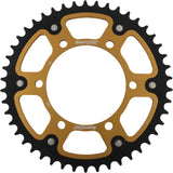 Rear Stealth Sprocket Alu/Stl 46t 520 Gld Hon/Kaw/Yam