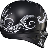 Covert Open Face Helmet El Malo Matte Black 2x