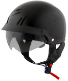 Exo C110 Open Face Helmet Gloss Black Lg
