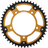 Rear Stealth Sprocket Alu/Stl 47t 520 Gld Hay/Suz/Tri
