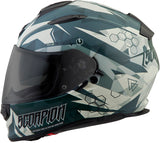 Exo T510 Full Face Helmet Cipher Green Xl
