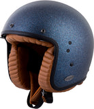Bellfast Open Face Helmet Metallic Blue 2x