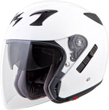 Exo Ct220 Open Face Helmet Gloss White Md