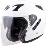 Exo Ct220 Open Face Helmet Gloss White 2x