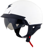 Exo C110 Open Face Helmet Gloss White Sm