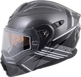 Exo At950 Cold Weather Helmet Teton Silver Md (Dual Pane)