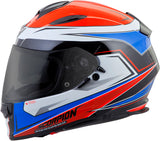 Exo T510 Full Face Helmet Tarmac Red/Blue Xl