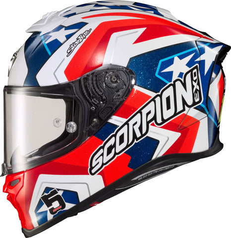 Exo R1 Air Full Face Helmet Bautista Ls Red/White/Blue Xs
