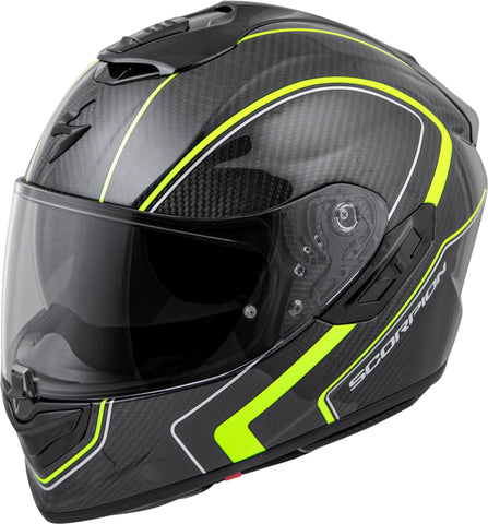Exo St1400 Carbon Full Face Helmet Antrim Hi Vis Md