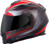 Exo T510 Full Face Helmet Nexus Black/Red Xl