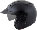 Exo Ct220 Open Face Helmet Matte Black 2x