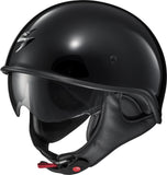 Exo C90 Open Face Helmet Gloss Black Md