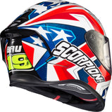 Exo R1 Air Full Face Helmet Bautista Ls Red/White/Blue Lg