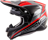 Vx R70 Off Road Helmet Ascend Silver/Red Lg