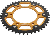 Rear Stealth Sprocket Alu/Stl 43t 525 Gld Suz/Yam