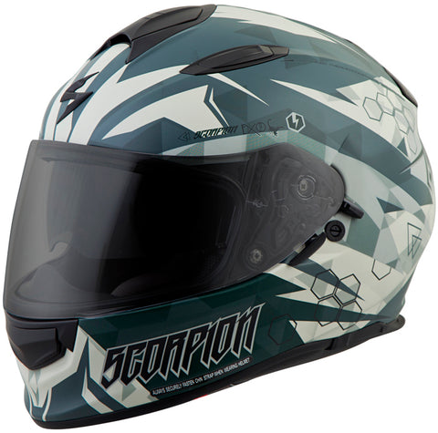 Exo T510 Full Face Helmet Cipher Green 2x