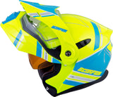 Exo At950 Cold Weather Helmet Teton Blue Md (Dual Pane)