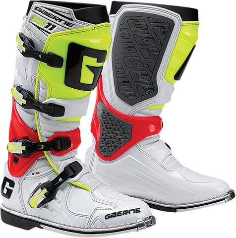 Sg 11 Boots White/Red/Yellow Sz 13