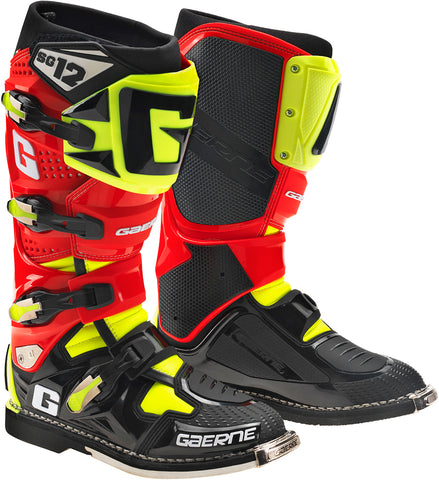 Gaerne Sg 12 Red/Hi Vis Sz 11 Limited Edition