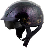 Exo C110 Open Face Helmet Azalea Black/Gold Xl