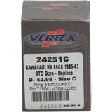 Piston Kit Cast 42.98/Std Kaw/Suz