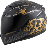 Exo R710 Full Face Helmet Golden State Black/Gold Lg